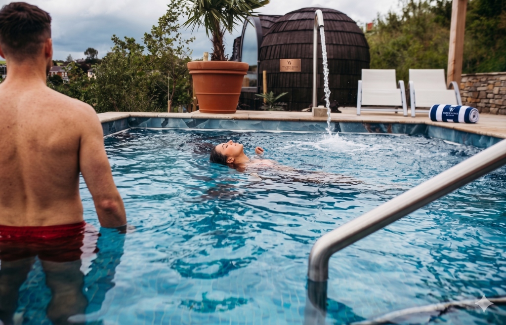 Daytime swimming pool view
